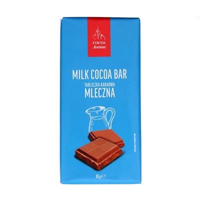 Шоколад молочный  Milk cocoa bar, 85 г