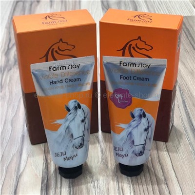 Набор кремов FarmStay Jeju Mayu Complete Hand & Foot Cream (125)