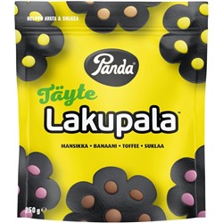 Жевательные лакричные конфеты (4 вкуса) Panda Lakupala 250 гр