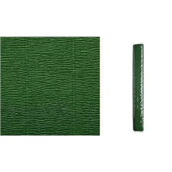 Цветная гофрированная бумага 991 зеленый 50см*2,5м 140гр