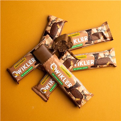 Шоколадный батончик без сахара "QWIKLER" (Квиклер) - Трюфель (12 шт)