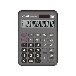 Калькулятор Uniel UD-152K CU23UB черный