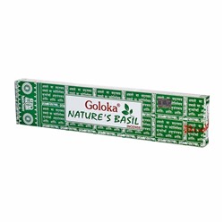 Благовоние Базилик (Natures Basil incense sticks) Goloka | Голока 15г