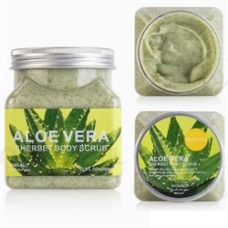 Скраб для тела Sherbet Body Scrub Aloe Vera 350гр с экстрактом алое