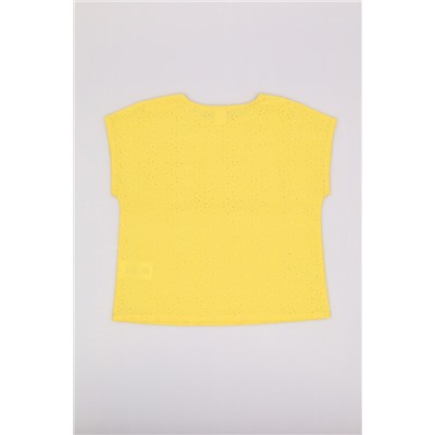 CSBG 90254-30-414 Комплект для девочки (футболка, шорты),желтый