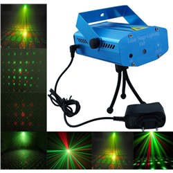 Светильник - проектор с эффектом гирлянды, лазер. фигурки (ZXD/XX-621/4497) режимы: 1 - реагир. на громкий звук, 2 - постоянно, 3 - выкл.