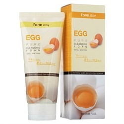 Пенка для умывания Farmstay Egg Pure Cleansing Foam 180 мл с яичным экстрактом