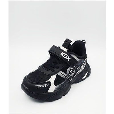 Полуботинки кроссовые для мальчиков ZHNSS-07 black, черный