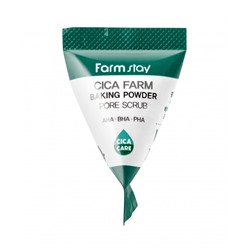 Скраб для лица с центеллой и содой в пирамидках FarmStay Cica Farm Baking Powder Pore Scrub