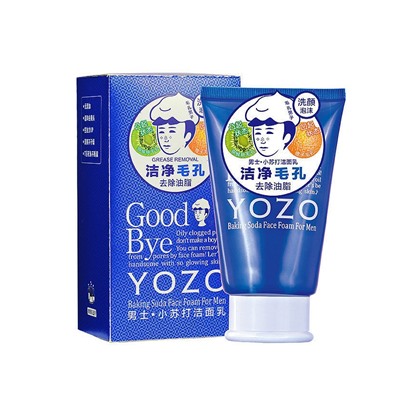 YOZO  Пенка для умывания Good Bye! BAKING SODA For Men от чёрных точек с Пищевой Содой для Мужчин  130г  (YZ-9310)