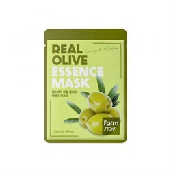 Тканевая маска для лица FarmStay  Real olive essence mask, 23мл с экстрактом оливы