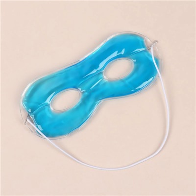 Гелевая маска для области вокруг глаз, 17 × 7,5 см, цвет голубой