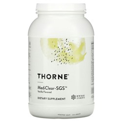 Thorne Research, MediClear-SGS, с ванильным вкусом, 977 г (34,4 унции)