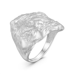 Кольцо женское из серебра родированное 925 пробы К50092