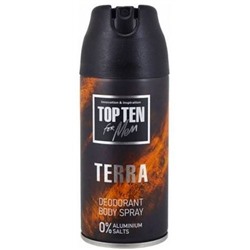Дезодорант-спрей Terra Top Ten for men, 150 мл