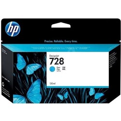 Картридж струйный HP 728 F9J67A голубой для HP DJ T730/T830 (130мл)