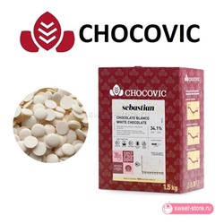 Шоколад белый Sebastian Chocovic (33,1%), 100 г