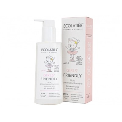 Гель для интимной гигиены Ecolatier Baby Girls' Friendly, 3+, 150 мл