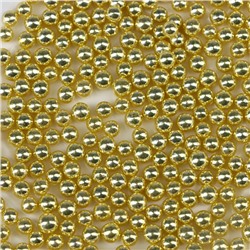 Кондитерская посыпка "Золото, хром, шарики " 4 мм, 20 г   10000164