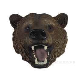 Фигура декоративная Голова медведя L23W24H23см
