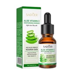 SADOER  Эссенция для лица Aloe & Vitamin C Увлажняющая АЛОЭ и ВИТАМИН С  15мл  (SD-81617)