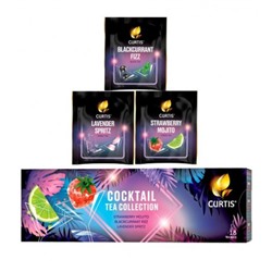 Подарочный Набор чая Кертис CURTIS "Cocktail Tea Collection" в подарочной упаковке, ассорти 3 вкуса, 18 пак.