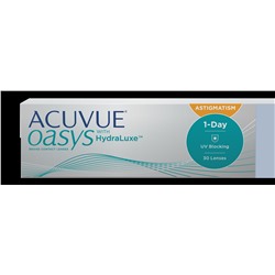 1 DAY Acuvue Oasys HYDRALUXE FOR ASTIGMATISM, 30pk
