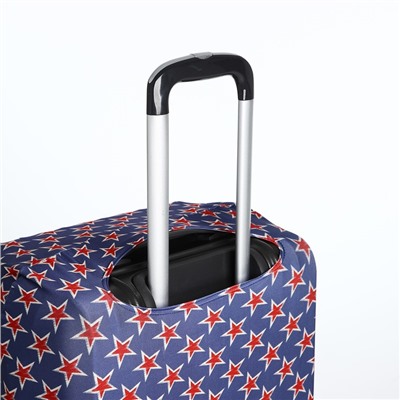 Чехол для чемодана 24", цвет синий/красный
