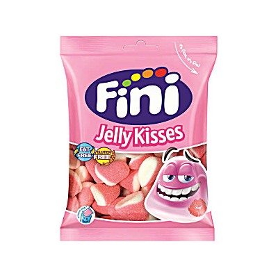 Мармелад Fini Kisses клубника со сливками в сахаре 100 гр