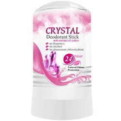 Секреты Лан "CRYSTAL Deodorant Stick" Минерал. Дезодорант с экстр. ХЛОПКА (60г).12 /до 14.03.2026г/