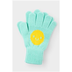 Перчатки  для девочки  КВ 10015/светлая бирюза
