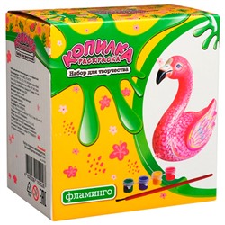Набор для творчества Копилка-раскраска  Фламинго DIY092 в Самаре