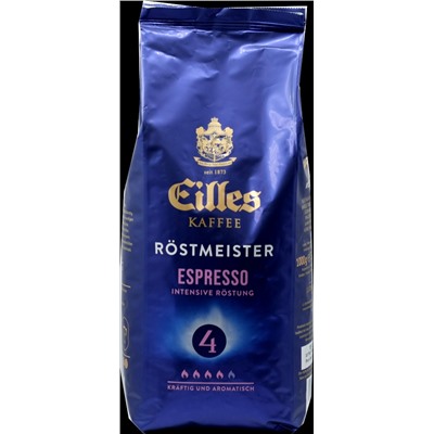 EILLES KAFFEE. Espresso зерновой 1 кг. мягкая упаковка