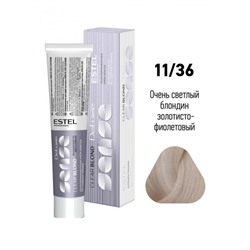 11/36 Крем-краска для волос SENSE DE LUXE CLEAR BLOND Очень светлый блондин золотисто-фиолетовый