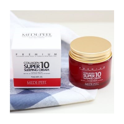 MEDI-PEEL / Омолаживающий ночной крем для лица с коллагеном Medi-Peel Collagen Super10 Sleeping Cream 70 мл.