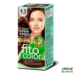 Стойкая крем-краска для волос Fitocolor 115 мл, тон 4.3 шоколад