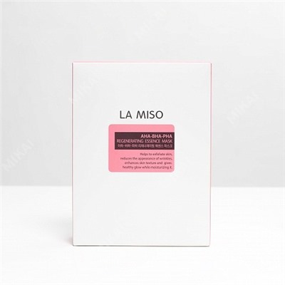 LA MISO Ампульная обновляющая маска с кислотами 28 мл*10 pcs