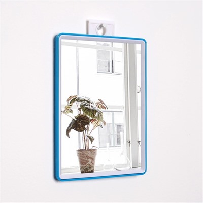 Зеркало настольное - подвесное, зеркальная поверхность 13,5 × 18,5 см, цвет МИКС