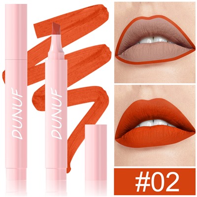 Помада-карандаш для губ DUNUF matte lip stain 02