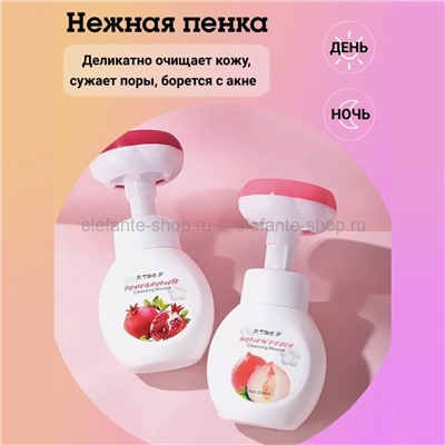 Пенка для умывания P.TWO.P Honey Peach Cleansing Mousse 200ml