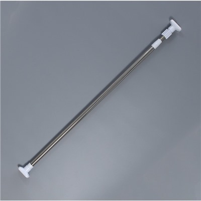 Карниз для ванной комнаты телескопический Доляна, 90-160 см, усиленный, цвет серый