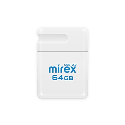 USB 3.0 флэш-накопитель 64 ГБ  Mirex MINCA WHITE  64GB (ecopack)