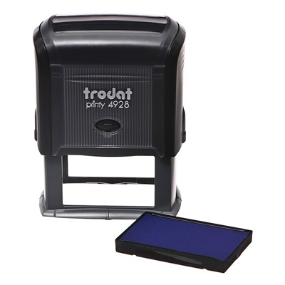 Оснастка для штампа автоматическая Trodat PRINTY 4928, 60 x 33 мм, корпус чёрный