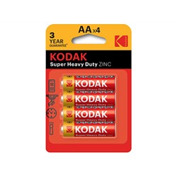 Батарейка KODAK R6-4BL HEAVY DUTY / KAAHZ-4  (48/240/23760) Б0005119 (цена за 1 шт.)