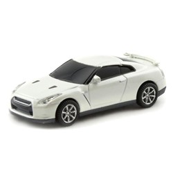 Флешка машинка "Nissan GTR" 8 Гб white