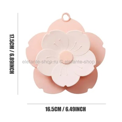 Дренажная крышка Flower Shape Hair Stopper 2202-7 Pink (BJ)