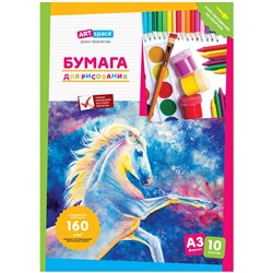 Папка для рисования А3 10л., 160 г/м "ArtSpace" (Пр10А3_31353)