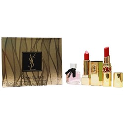 Подарочный набор Yves Saint Laurent (парфюм Mon paris+помада +блеск)