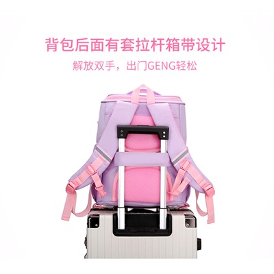 Рюкзак арт Р46, цвет:фиолетовый 1-3 класс