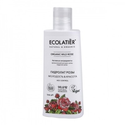 Гидролат для лица Ecolatier Organic Wild Rose «Молодость & красота», 150 мл